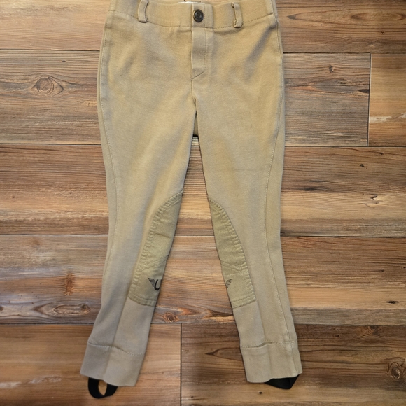 Children's Tan Equestrian Trousers - Picture 1 of 6